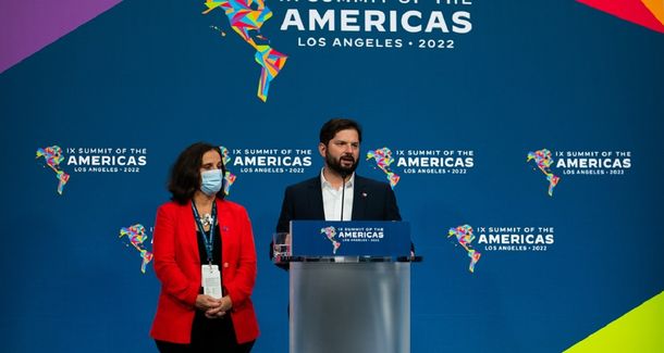 Boric también criticó la exclusión de Cuba, Nicaragua y Venezuela