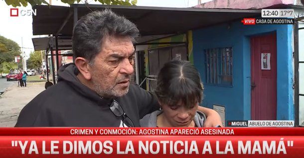 La familia le comunicó a la mamá de Agostina Vega el hallazgo de los restos de su hija: La tuvieron que sedar