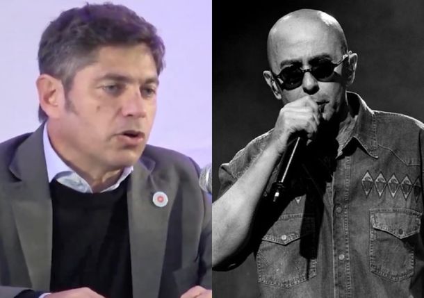 Axel Kicillof se emocionó al despedir a Indio Solari en la Universidad de La Plata