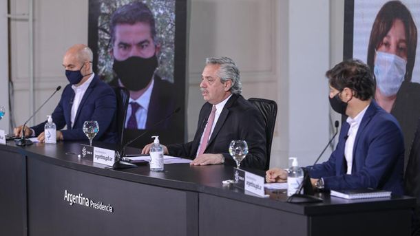 Alberto Fernández encabeza dos reuniones clave para definir cómo sigue la cuarentena