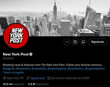 Asesinar a Biden: el New York Post denunció que fue hackeado en Twitter