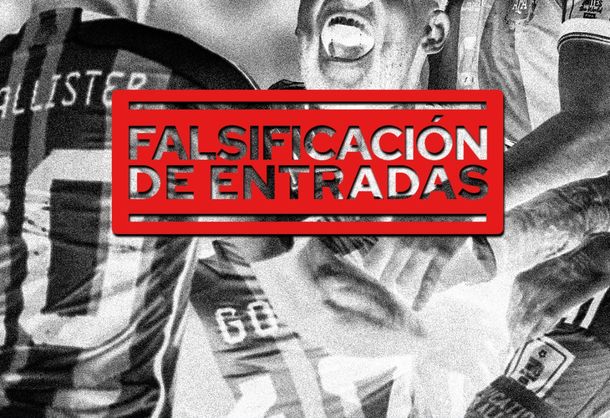 El operativo de la AFA contra las entradas truchas