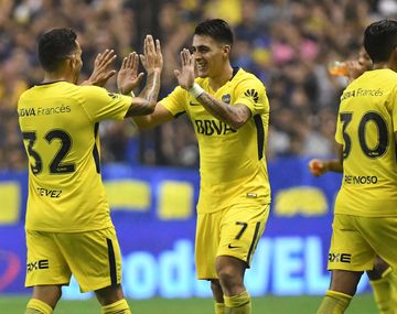 Carlos Tevez y Cristian Pavón en Boca