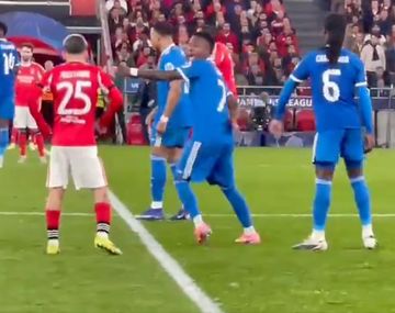 El video que publicó Benfica para desmentir las acusaciones de Vinicius contra Prestianni