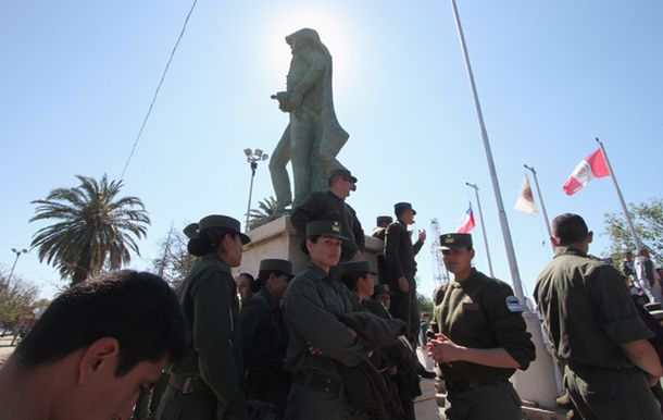 Los gendarmes levantaron la protesta salarial en Jesús María