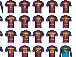 Así serían los nombres de los jugadores (Foto: Sport.es) Así serían los nombres de los jugadores (Foto: Sport.es)