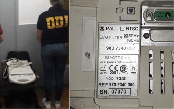Recuperaron el ecógrafo robado al Hospital de Niños Sor María Ludovica de La Plata