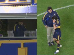 el llamado de riquelme a cavani en plena bombonera tras la victoria de boca el llamado de riquelme a cavani en plena bombonera tras la victoria de boca