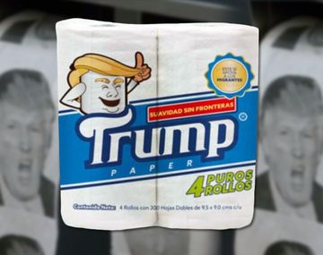 Papel higiénico de Donald Trump
