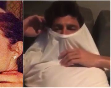 Pampita, en la intimidad de la casa junto a Pico Mónaco.