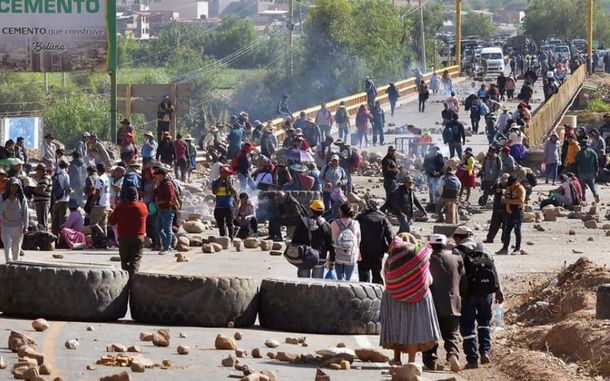 Se generalizan los piquetes en Bolivia.