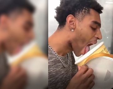 Lamió un helado en un supermercado