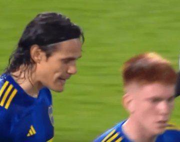 El enojo de Cavani por un reproche del Colo Barco ante Talleres