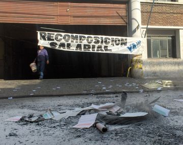 Protesta salarios telefonicos