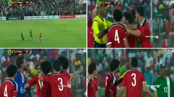 Un jugador quedó mano a mano...¡pero el árbitro terminó el partido!