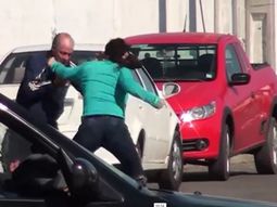 filman brutal golpiza de una mujer a su pareja filman brutal golpiza de una mujer a su pareja