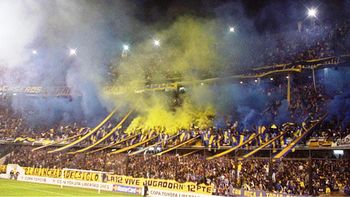 La 12, ante la salida del Boca en la Bombonera La 12, ante la salida del Boca en la Bombonera
