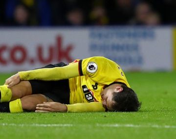 El delantero argentino, desconsolado