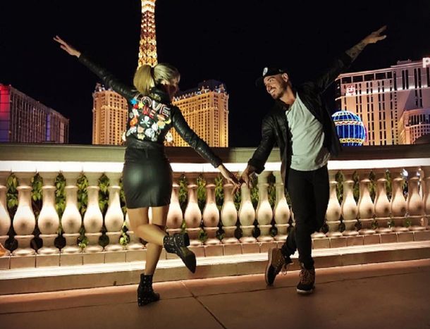 Laurita y Fede en Las Vegas