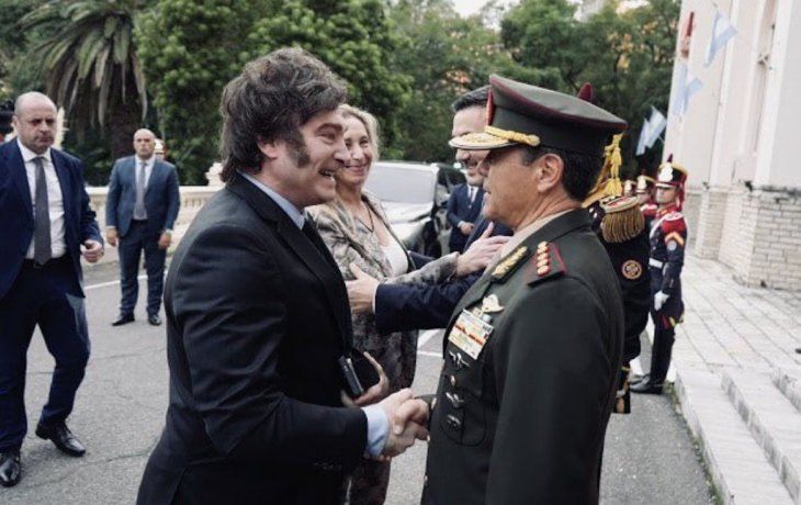 Javier Milei y Carlos Presti.