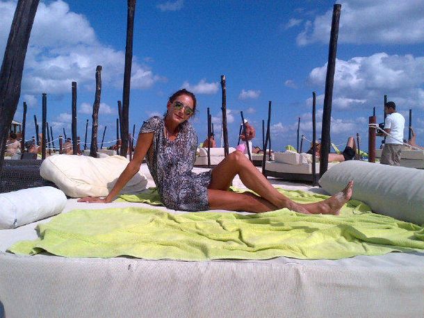 El álbum de fotos de las vacaciones de Luciana Aymar