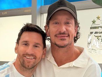 Nico Vazquez y Messi&nbsp;