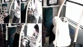 video: mujer con un velo apunalo a un joven en un colectivo de londres video: mujer con un velo apunalo a un joven en un colectivo de londres