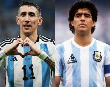 El récord de Maradona que igualó Ángel Di María en la Selección