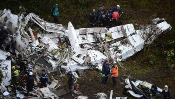 Así quedó el avión de la empresa Lamia Así quedó el avión de la empresa Lamia