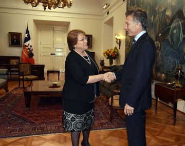Macri se reunió con Bachelet en Chile