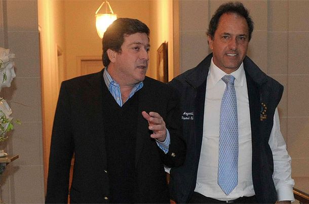 Gabriel Mariotto y Daniel Scioli