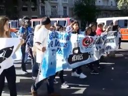 Marcha de familiares de tripulantes del ARA San Juan