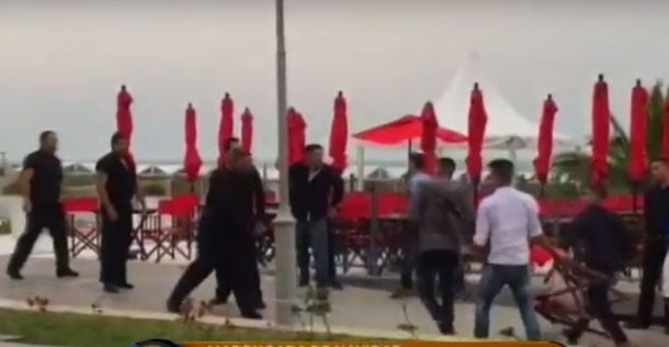 Batalla campal en Mar del Plata. Captura de pantalla
