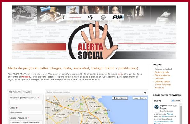 Lanzan una página web para combatir todo tipo de mafias