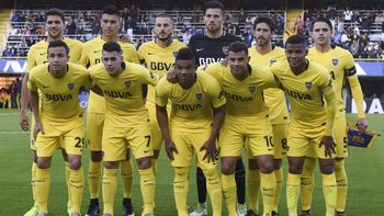 Una de las formaciones de Boca más habituales de 2017 antes de las lesiones de Gago y Benedetto Una de las formaciones de Boca más habituales de 2017 antes de las lesiones de Gago y Benedetto