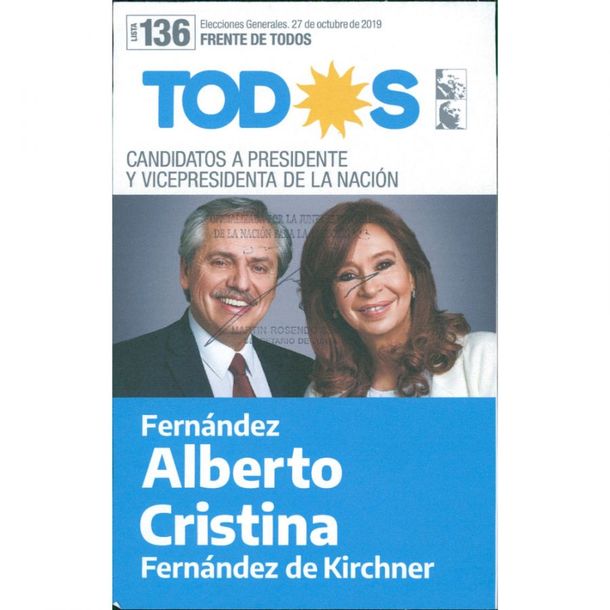 Elecciones 2019: todas las boletas que vas a encontrar en el cuarto oscuro