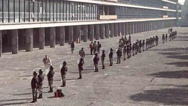 En el año 2000 la Policía Federal Preventiva irrumpe en Ciudad Universitaria de la UNAM