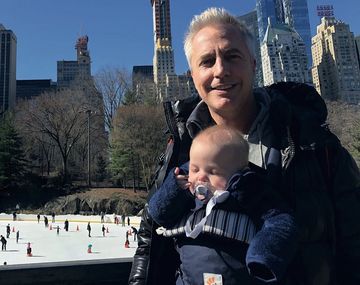 Marley y Mirko, junto al Chiqui Tapia