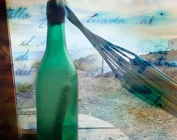 De película: encontró un mensaje en una botella en la playa escrito hace 44 años