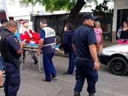 Atropellaron a Papá Noel