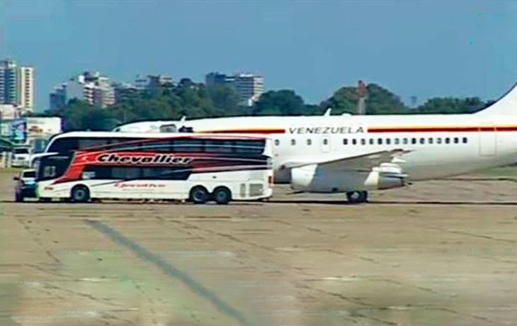 Huracán llegó al país en el avión presidencial de Nicolás Maduro
