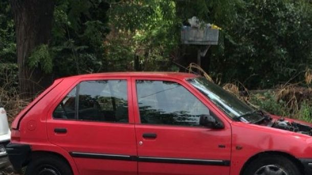 Con este auto corrían la picada en Burzaco