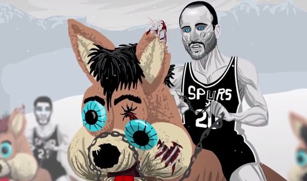 Otra vez la NBA se viste de Game of Thrones: mirá la participación de Manu Ginóbili