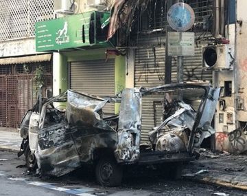 Explotó una camioneta cerca del Congreso de la Nación