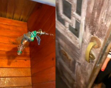 Alquilaron una cabaña en Villa Gesell y la ducha del baño era una botella de plástico