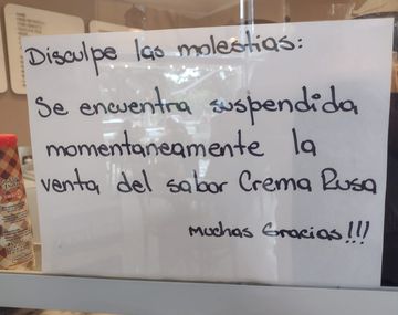 Heladería cordobesa dejó de vender crema rusa por la guerra