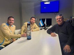 El mate sagrado: Messi, Tapia y De Paul repitieron la cábala antes de las Eliminatorias