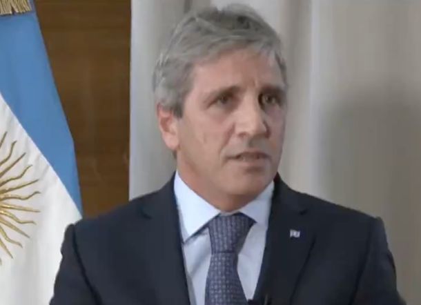 Luis Caputo: El programa económico no depende de la Ley Ómnibus