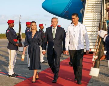Alberto arribó a República Dominicana para la XXVIII Cumbre Iberoamericana
