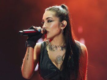 María Becerra, en concierto.